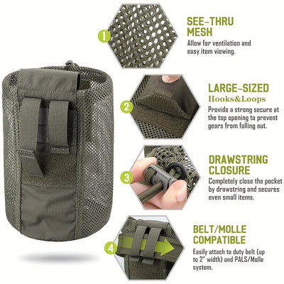 Bolsa Táctica de Cintura Plegable para Deportes al Aire Libre - Image 13
