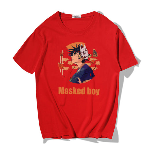 Playera Suelta Estampada Cuello Redondo Manga Corta para Hombre - Image 14