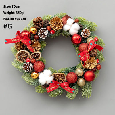Árbol de Navidad Invertido con Guirnalda de Ratán y Adorno Cuerno - Image 13