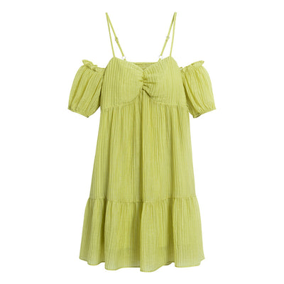 Vestido Francés Cuello Cuadrado Elegante y Romántico para Mujer - Image 9