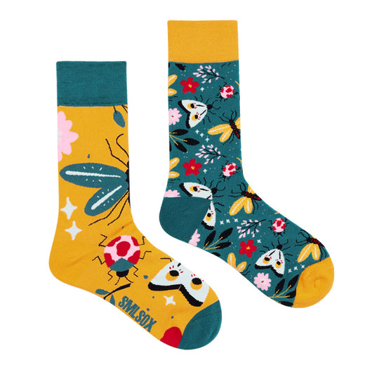 Calcetines Retro Asimétricos para Parejas - Algodón Cómodo Unisex - Image 17