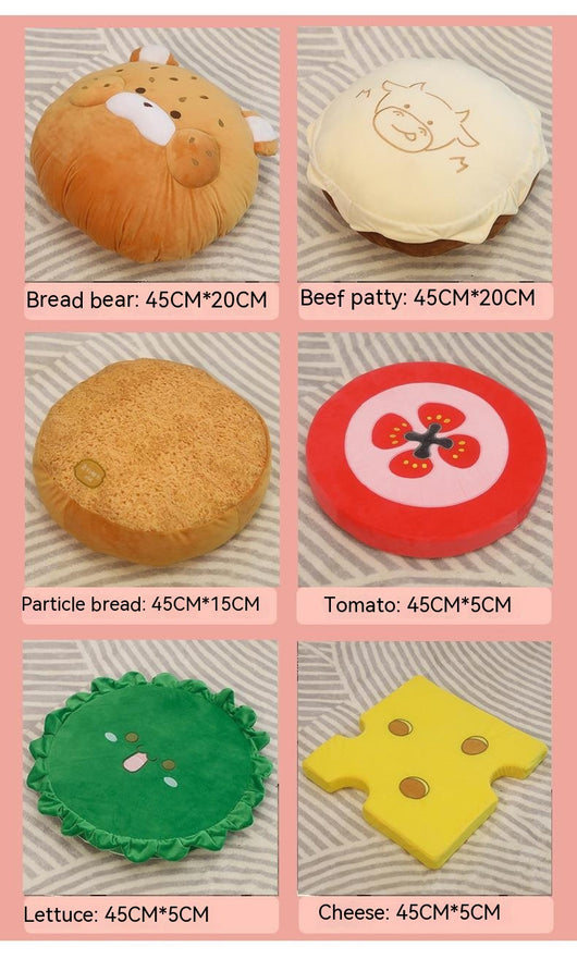 Almohada Respaldo Hamburguesa para Cama y Sofá - Image 14