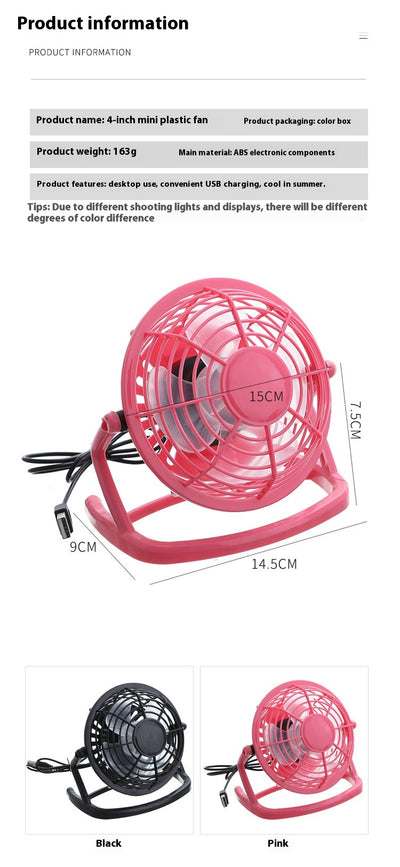 Ventilador USB Silencioso Compacto 4 Pulgadas - Image 9