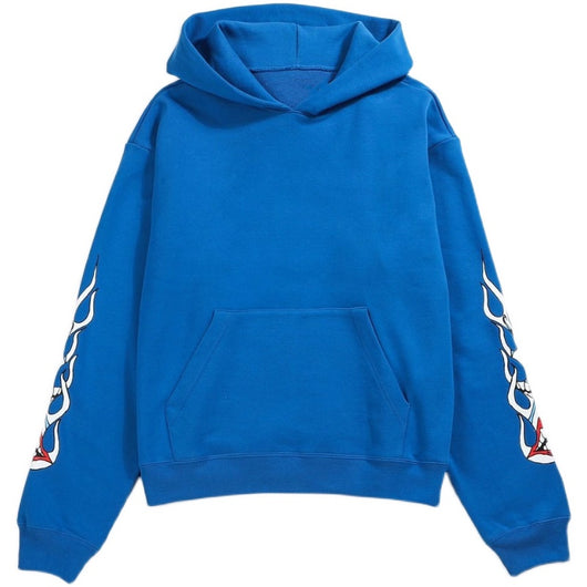 Sudadera Hoodie Azul Fantasma - Estilo Trendy para Hombre - Image 8