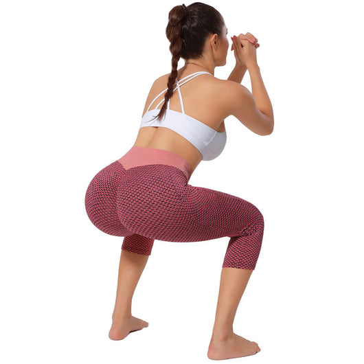 Pantalones de Yoga Cortos y Ajustados Efecto Durazno - Image 24