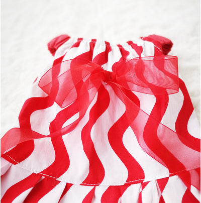 Vestido Falda con Moño para Mascotas - Algodón Suave para Perros y Gatos - Image 4