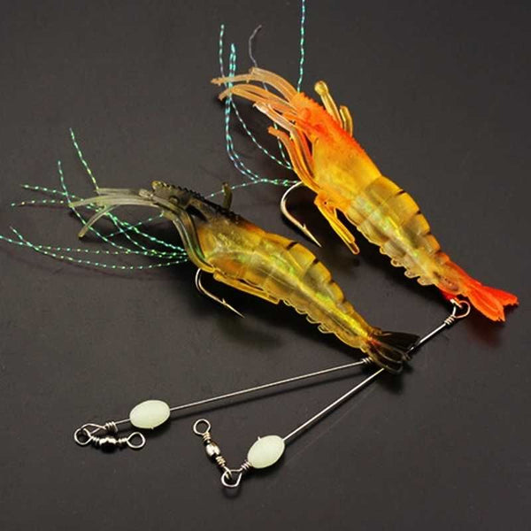 Kit de Señuelos Luminosos Bionómicos para Pesca de Robalo y Pez Negro
