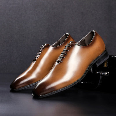 Zapatos Formales de Cuero Pulido a Mano - Calzado Ejecutivo con Cordones para Caballeros - Image 9
