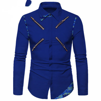 Camisa Casual de Algodón Poliéster Juvenil Blanca con Cuello Solapa - Image 21