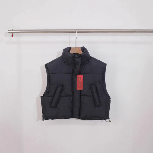 Chaleco Abrigador Mujer Cuello Solapa Corte Holgado - Image 5
