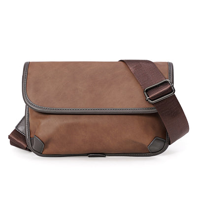 Bolso de Hombro Cuadros Piel Auténtica Estilo Urbano - Image 5
