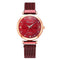 Reloj de Cuarzo con Esfera Floral y Malla Ajustable