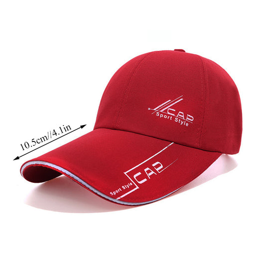 Gorra de Visera Curva con Letras - Protección Solar Casual - Image 12