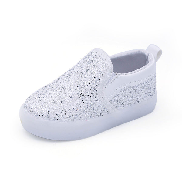 Zapatos Infantiles Brillantes con Lentejuelas - Colección Primavera