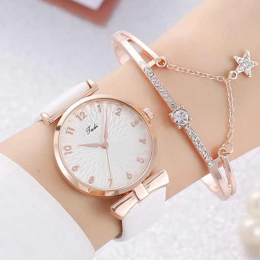 Reloj de Moda para Estudiantes con Pulsera Juego Completo - Image 8
