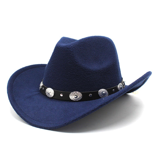 Sombreros Vaqueros de Lana para Parejas - Estilo Minimalista Unisex - Image 7