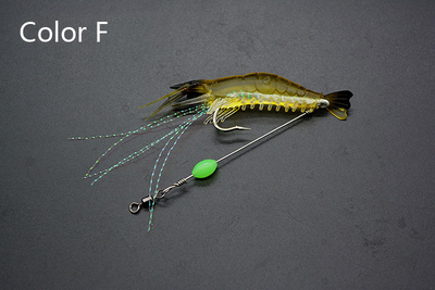 Señuelo Luminoso Biomimético Camarón Artificial para Pesca - Image 26