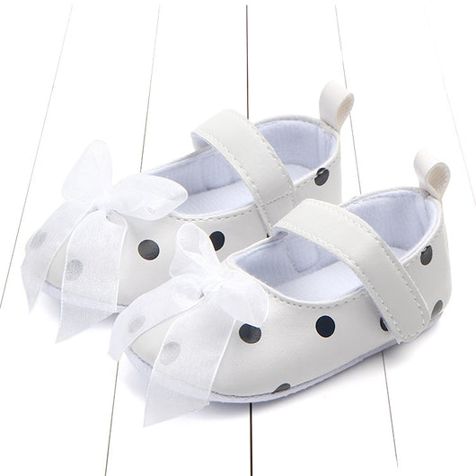 Zapatos para Bebé Niña con Moño y Lunares - Image 8