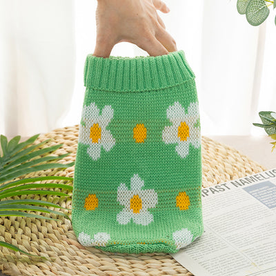Suéteres Tejidos para Mascotas - Ropa de Otoño e Invierno para Bichón Frisé y Corgi - Image 12