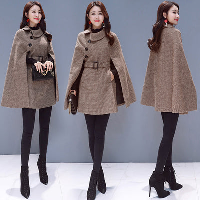 Capa de Lana Elegante - Abrigo Tipo Poncho - Image 9