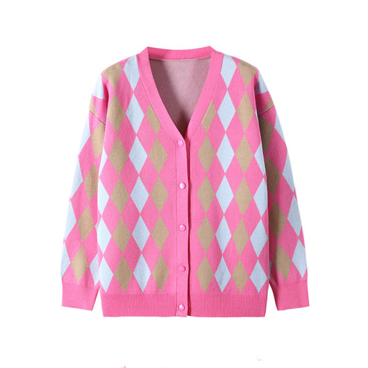 Blusa Suelta Otoño Cuello V Manga Larga Talla Grande Elegante
