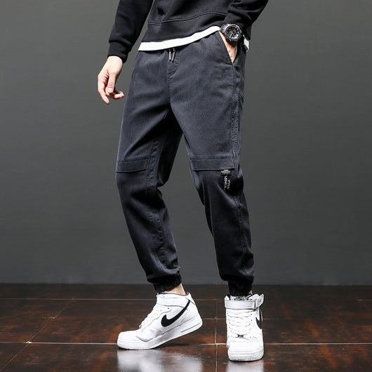 Pantalones Overol Holgados de Pierna Recta para Hombre - Image 8