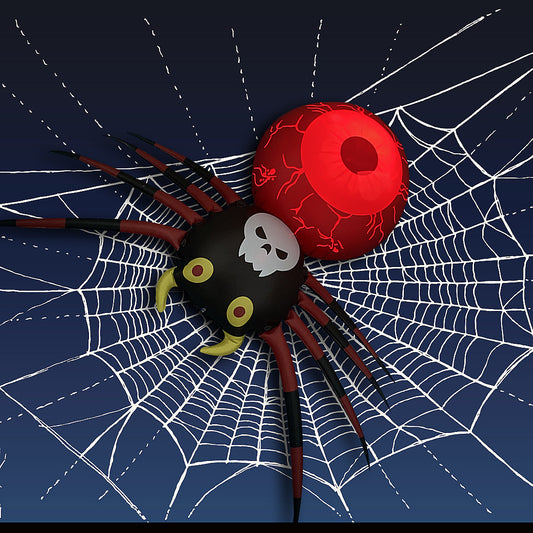 Araña Inflable Luminiscente para Halloween - Image 2