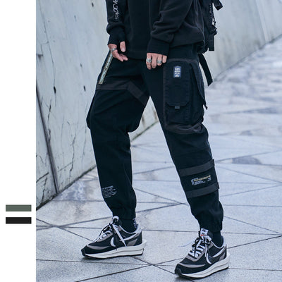 Pantalones Casuales Urbanos con Múltiples Bolsillos para Hombre - Image 10