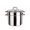 Colador de Espagueti Multifuncional 24cm - Olla Vaporizadora de Acero Inoxidable 8QT
