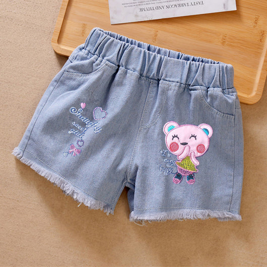 Shorts de Mezclilla para Niñas - Versátiles y Perfectos para Actividades al Aire Libre - Image 7