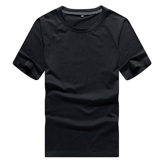 Playera Pareja Respirable de Seda Láctea, Cuello Redondo Color Liso - Image 11