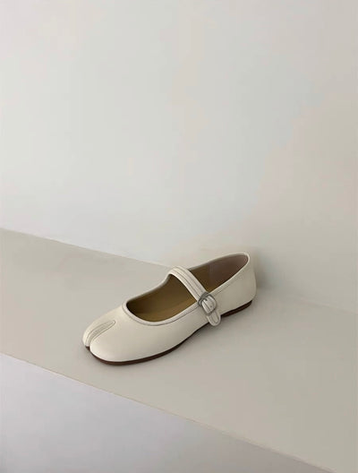 Zapatos Tabi con Hebilla Retro Negro para Mujer - Image 11