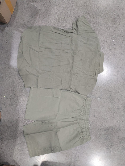 Conjunto Camisa Tipo Polo con Solapa y Shorts Multibolsillos - Image 14