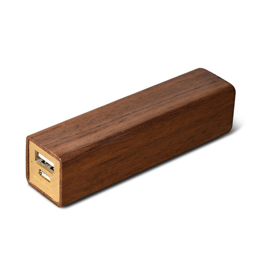 Batería Portátil de Madera de Nogal Sólido con Carga Rápida - Image 6