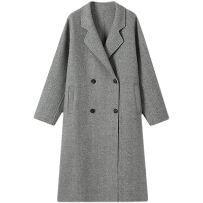 Abrigo de Cachemira de Largo Medio para Mujer - Diseño Casual y Abrigador - Image 8