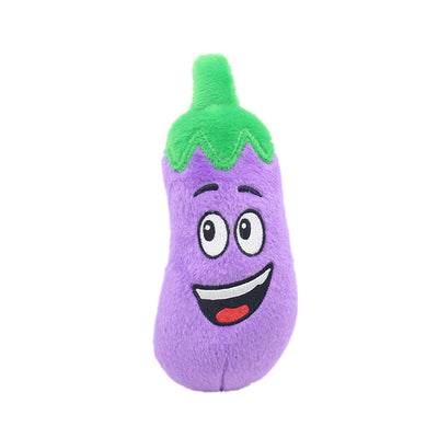Juguete Interactivo de Peluche con Sonido - Frutas y Verduras para Perros y Gatos - Image 5