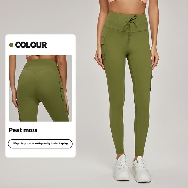 Pantalones Yoga Levanta Glúteos 5D Cintura Alta para Mujer