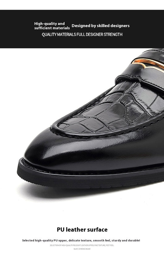 Zapatos Formales de Cuero para Hombre Talla Grande - Diseño Puntiagudo Elegante - Image 15