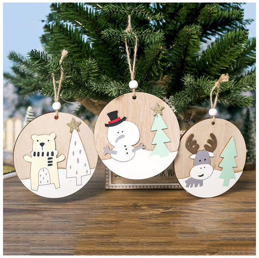 Adorno Navideño de Madera Pintada - Colgante Decorativo - Image 14