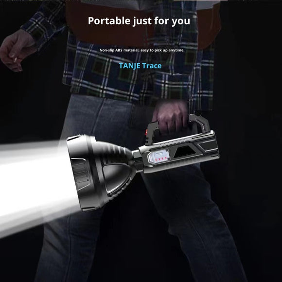 Linterna LED Recargable USB de Alto Brillo para Exterior