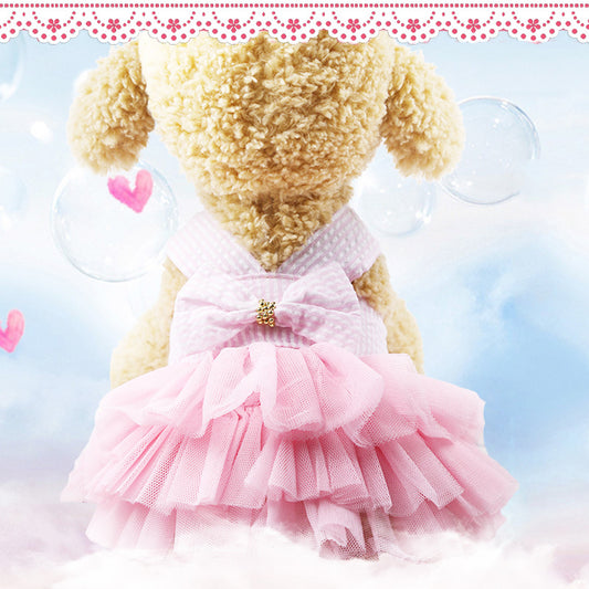 Falda de Tirantes a Rayas para Mascotas - Diseño Elegante y Cómodo - Image 2