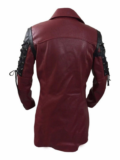Chaqueta de Cuero para Motociclista Tallas Grandes Estilo Europeo y Americano - Image 3