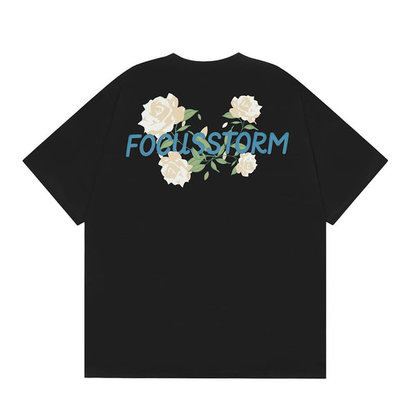 Camiseta Rosa de Manga Corta para Hombre