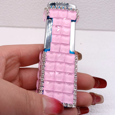Encendedor Recargable para Dama con Diamantes y Protección Antiviento - Image 20