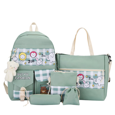 Mochila Escolar 5 en 1 de Gran Capacidad para Primaria y Secundaria - Image 4