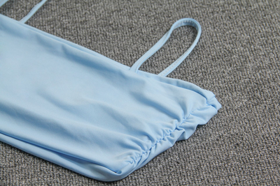 Falda Tipo Tubo con Tirantes y Abertura Lateral - Conjunto de Dos Piezas Estilo Europeo - Image 11