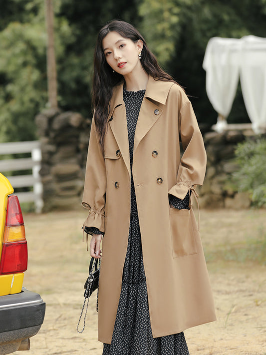 Chaqueta Cortaviento Khaki para Mujer - Abrigo Ligero Versátil