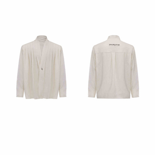 Camisa Suelta de Manga Larga Lazy Ribbon - Image 11