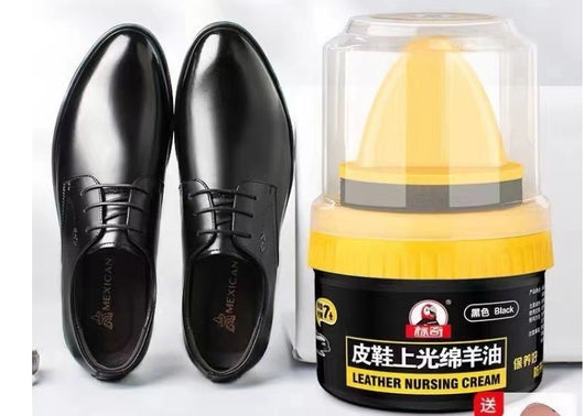 Crema Pulidora para Zapatos de Cuero con Lanolina - Esponja Aplicadora Incluida - Image 15