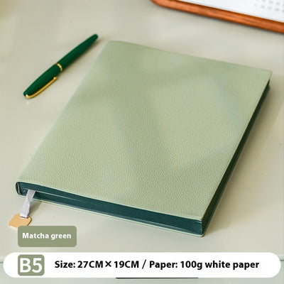 Cuaderno de Cuero Suave con Patrón Litchi - Image 3